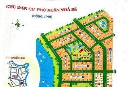Bán đất kdc Hồng Lĩnh Phú Xuân Nhà Bè giá tốt
