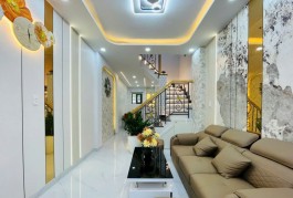 Bán nhà Thống Nhất, Gv. Nhà 2 mặt hẻm xe hơi, (3.2*12m) 2 tầng nhà mới, tặng nội thất, 4.48T