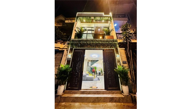 Nhà mới 4x12m Tặng nội thất, Ngay DreamHome Đường Số 59, Phường 14, Gò Vấp