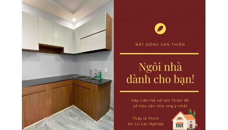 Cần Bán Nhà Mới 60m2, 2 Tầng 3PN, Hiệp Thành Số, Quận 12, Nhỉnh 3 tỷ