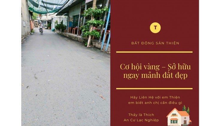 Bán Đất 0 Đồng 116m2 Đất Thổ Nguyễn Ảnh Thủ Hiệp Thành Quận 12