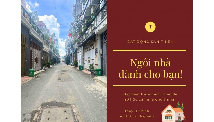 Bán Nhà Khu Dân Trí 100m2 2 Tầng Chưa Tới 4.9 Tỷ Hiệp Thành Quận 12