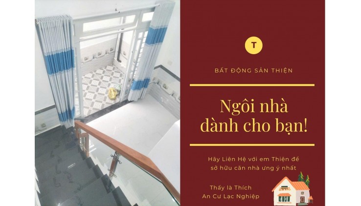 Nhà Mới 2 Tầng ĐẸP - Ở NGAY, Hiệp Thành Quận 12 - Giá Chỉ 2.65 bạc!