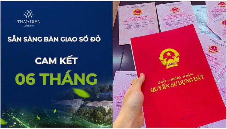 BÁN CĂN HỘ THẢO ĐIỀN GREEN  Vào tiền 30% nhận nhà, ngân hàng giải ngân 70% và hỗ trợ lãi suất 2 năm
