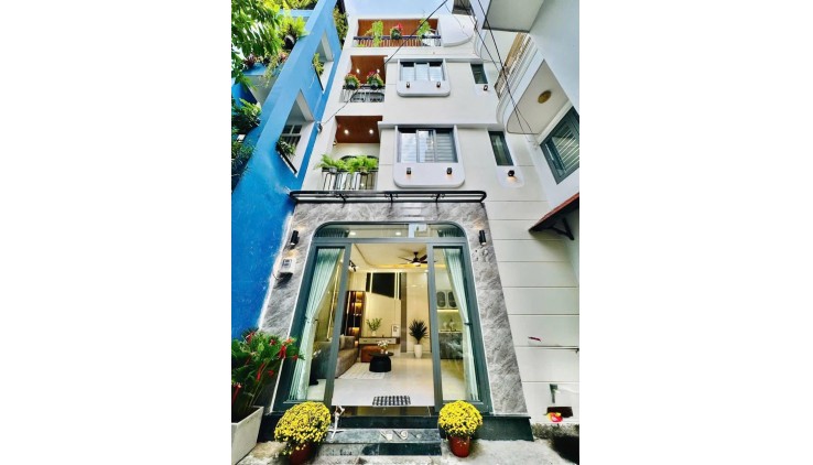 Bán nhà đẹp hẻm thẳng trục, Trần Khắc Chân, Phú Nhuận, 4 tầng, 3 PN lớn, nội thất đẹp, giá 5.85 tỷ TL