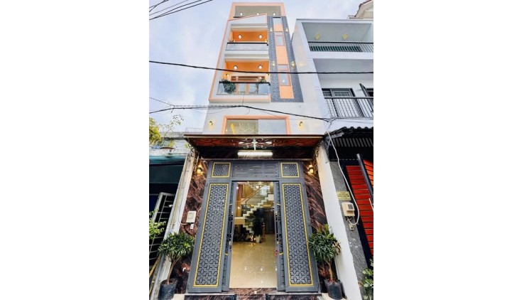 NHÀ ĐẸP LUNG LINH NGAY GÒ XOÀI - TKTQ - HẺM 6M - 60M - 5 TẦNG - 5PN NHỈNH 6 