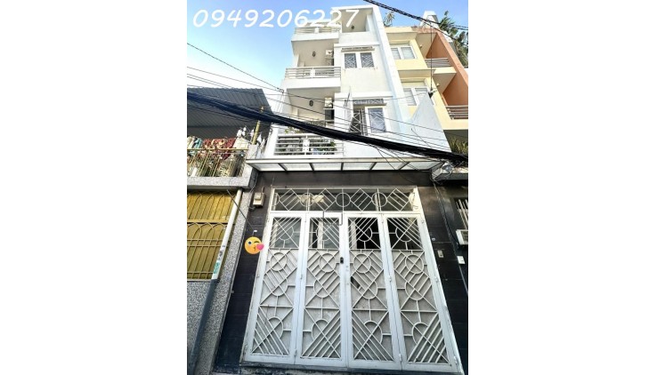 Hộ Khẩu Xịn Nguyễn Văn Đậu Bình Thạnh DT 46,5m2, 4 Tầng 5PN Vuông Vức Chỉ 7 Tỷ 5