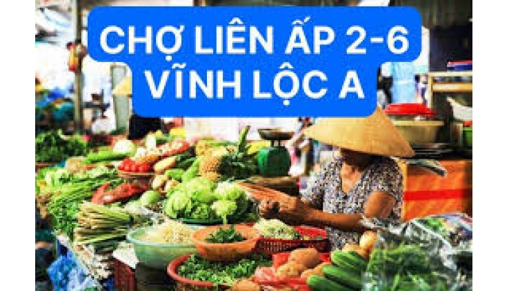 BÁN ĐẤT ẤP 1 VĨNH LỘC A , BÌNH CHÁNH , DT 70 m2 1 tỷ 200 tr