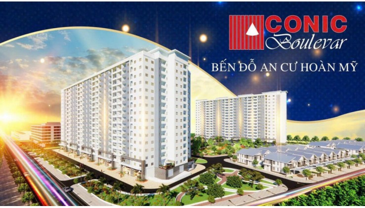 Căn hộ Conic Boulevard Bình Chánh, giá 2,8 tỷ 1 căn 84m2, CK 15%. CDT 0917688586