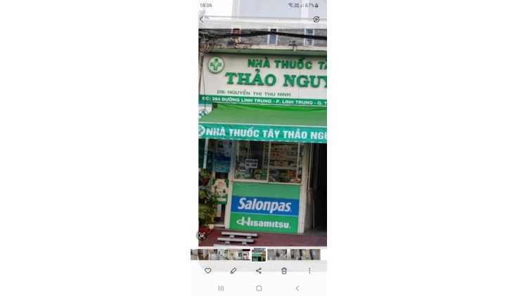Cho thuê mặt bằng ĐC 264 đ Linh trung, p Linh Trung, Thủ Đức