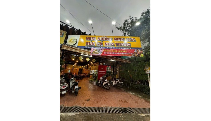 SANG NHƯỢNG MẶT BẰNG mặt tiền đường Tăng Nhơn Phú , gần trường CĐ Công Thương