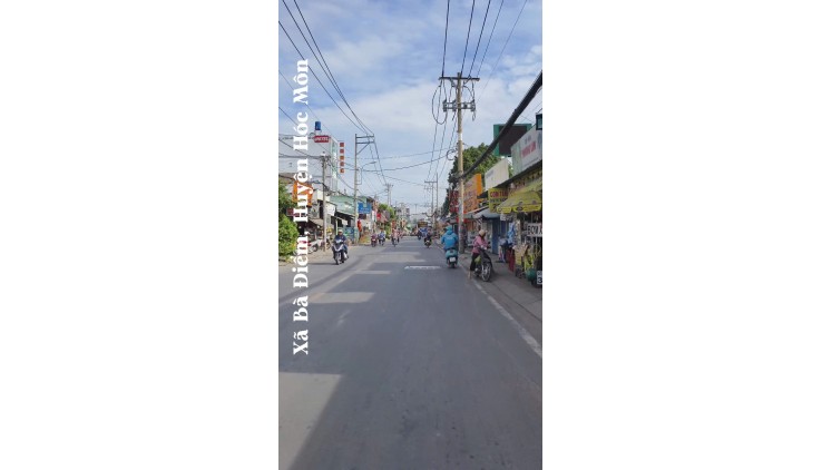 Bán nhà trước mặt kinh doanh Phan Văn Đối - Xã bà Điểm, xây trụ sở bank đẹp tuyệt