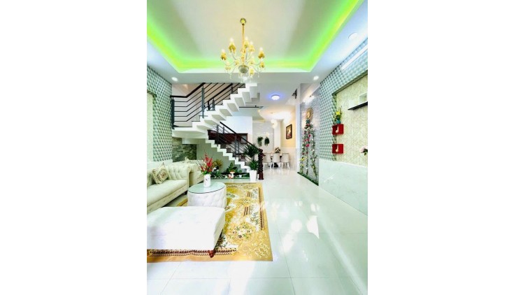 BÁN NHÀ GÒ VẤP, 60M2, NGANG HIẾM 5M, 3 TẦNG, 3VPHÚT QUA LOTTEMART.