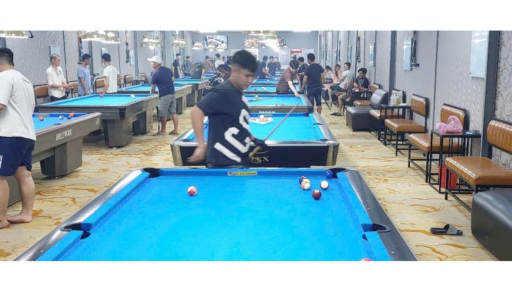 Quận Bình Tân ! SANG CLB BIDA ĐẸP – 17 BÀN MỚI 100% Hoạt đông ổn định khách đông,  liên hệ : 0986389329 – 0984294494 - 0971319399 ( Chính