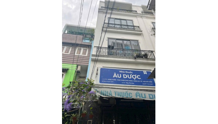 6.9 tỷ- bán nhà hẻm 220 Hoàng Hoa Thám- chợ Cây Quéo- 5 tầng- 4.5mx10m- 5PN