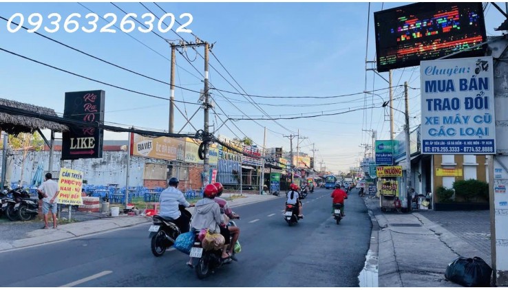 Nhà Mặt Tiền Phan Văn Đối Bà Điểm Hóc Môn 300m2 Ngang khủng 7.5m