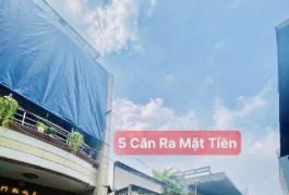 NGAY NGÃ 4 XÃ - GIÁP Q11 - Q6 - HXH TRÁNH - CACH MT 5 CĂN - 3 TẦNG 64M 6.1 TỶ