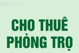 Cho Thuê Phòng Trọ khép kín, vị trí trung tâm phường 10, quận 3