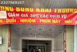 CHÍNH CHỦ CẦN SANG TIỆM TÓC- Địa chỉ: A173 Đông Hưng Thuận 27 quận 12, TPHCM