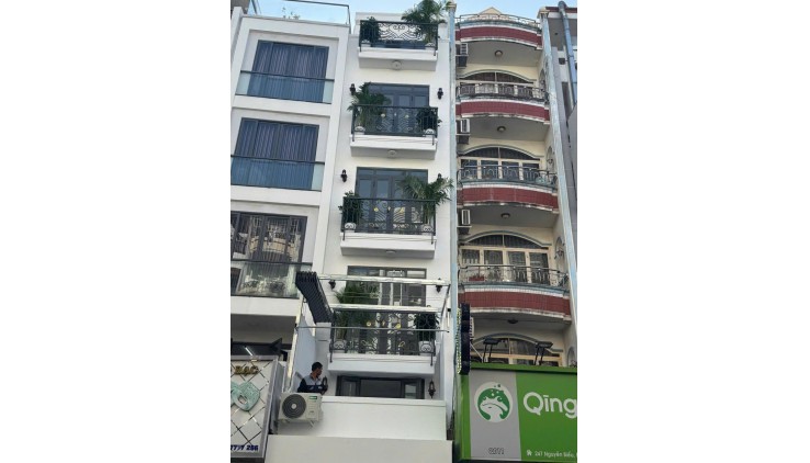*** Nhà 2 Mặt Tiền Mới Toanh, 6Tầng BTCT Nguyễn Biểu 10PN-Hoàn công Đủ-Nhỉnh 14Tỷ