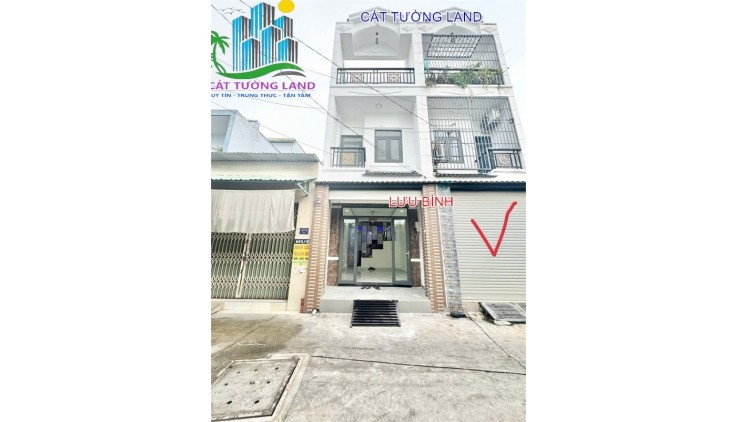Nhà Mới 3 Tầng, Hẻm 6m Lê Trọng Tấn, Sơn Kỳ, Giá 5.45 tỷ