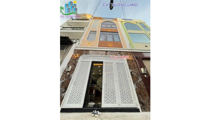 Bán nhà mới 4 Tầng, Hẻm 5m Trường Chinh, Khu Bàu Cát Cực Vip, Giá 7.2 tỷ TL