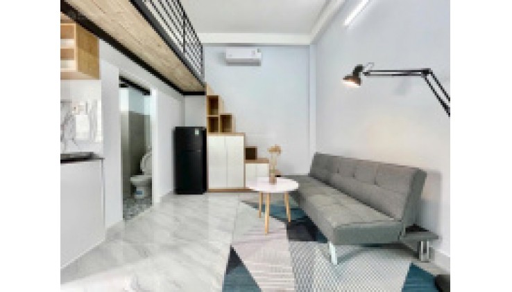 Cho thuê phòng ban công mới 100% chỉ 4,5tr đầy đủ nội thất đường Nhất Chi Mai, Tân Bình
