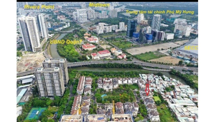 Biệt thự đẹp khu Vip Cityland Quận 7. 10*22, hầm + 4 tầng, thang máy, sân vườn. 49 tỷ