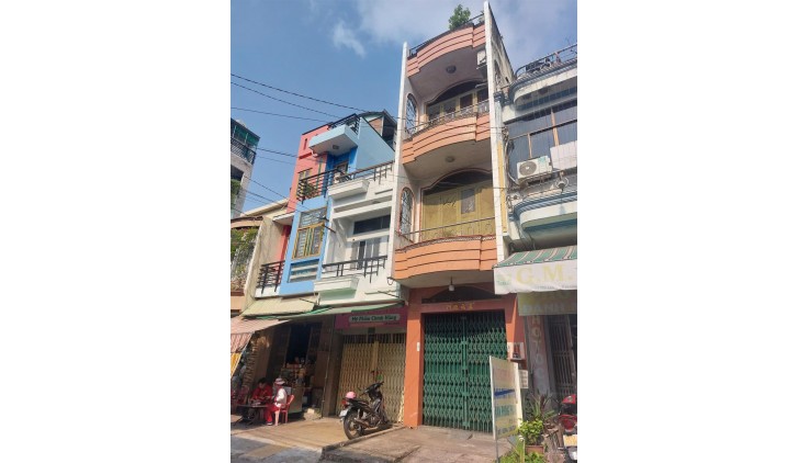 *Chỉ 12.8Tỷ TL- MTKD Đội Cung-Ngay Lãnh Binh Thăng CX Bình Thới 55m 4Tầng, Không Lộ Giới
