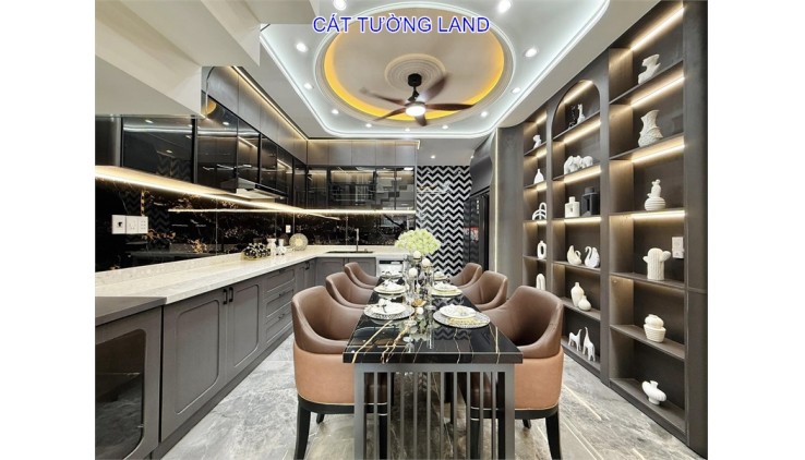 Nhà cực đẹp, Nội thất Cao Cấp. Đường 10m Phạm Văn Chiêu, P.14. Giá 9.9 tỷ