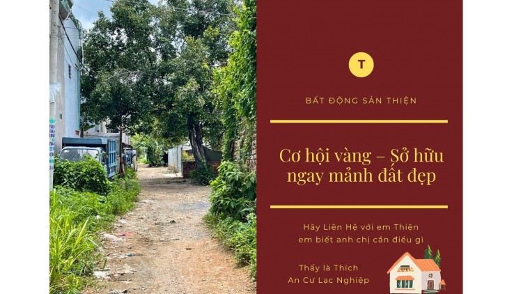 Đất Bán 120m2 Ngang 6m Đường Xe Hơi Bùi Văn Ngữ Hiệp Thành Quận 12