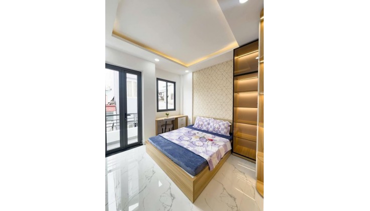 SIÊU PHẨM CHÂN DÀI - CÔ BẮC P1 PHÚ NHUẬN - 34m2 (3.4/4 ❌ 9) NỞ HẬU - 4PN - 5WC - 10 BƯỚC RA XE HƠI - chỉ 6.3 Tỷ.