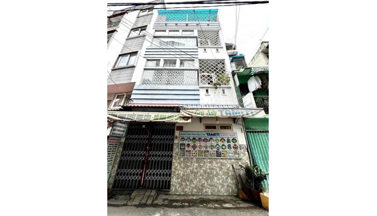 5.5 tỷ- bán nhà Mặt Tiền Hẻm Kinh Doanh buôn bán- Gần chợ Cây Quéo- Phú Nhuận