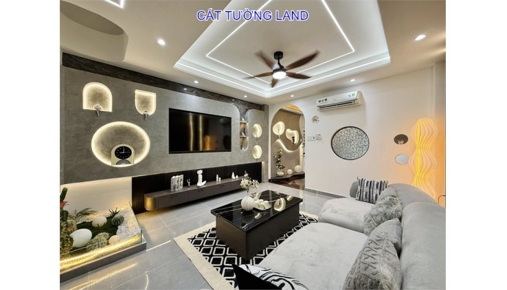 Nhà cực đẹp, Nội thất Cao Cấp. Đường 10m Phạm Văn Chiêu, P.14. Giá 9.9 tỷ