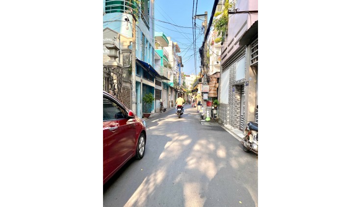 BÁN NHÀ TÂN BÌNH – 4 TẦNG – NGAY CHỢ PHẠM VĂN HAI– HẺM XE HƠI 4M