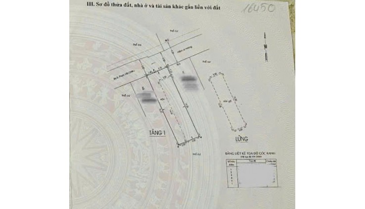 BÁN GẤP LÔ ĐẤT TẶNG NHÀ TRỌ - PHẠM VĂN CHIÊU, HẺM XE TẢI- GIÁ 6 TỶ NHỈNH