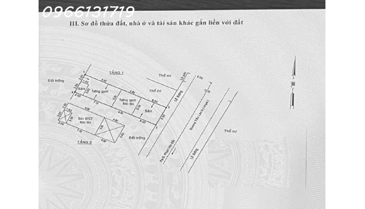 Bán nhà mặt tiền Tiền lân 9 , Bà Điểm, Hóc môn, 100m2, nhỉnh 5 tỷ.