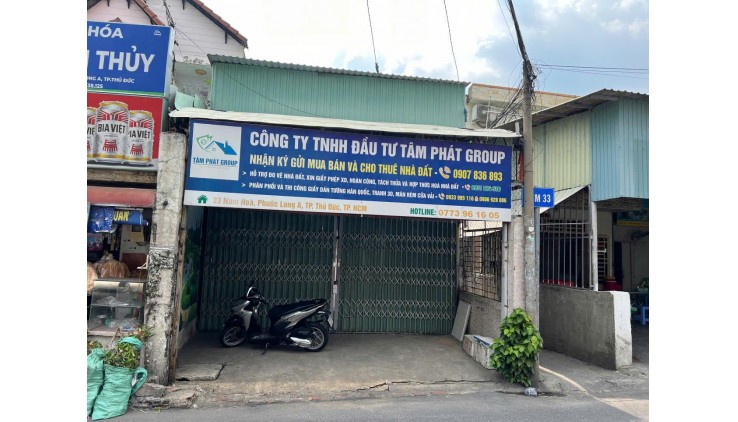 Bán nhà số  MT nam hoà, phường phước long A, q9. DT= 127m2 . Sổ công nhận  70m2