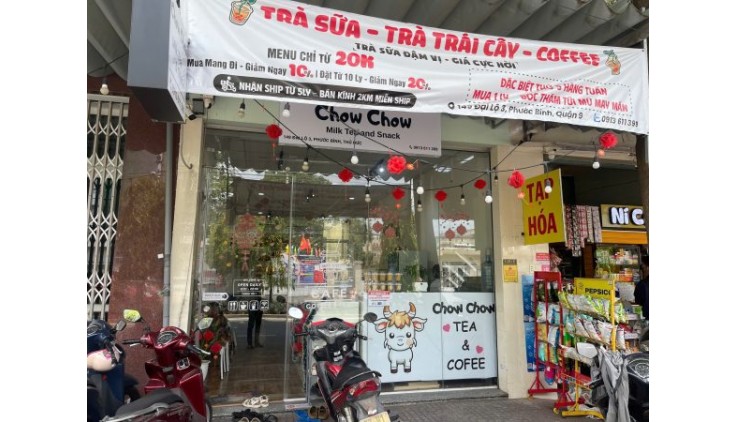 Quận 9 – TP Thủ Đức ! SANG TIỆM TRÀ SỮA – VỊ TRÍ ĐẮC ĐỊA, ĐỐI DIỆN TRƯỜNG CĐ KINH TẾ ĐỐI NGOẠI, Tel : 0913 611 399 (Call/Zalo) chính chủ