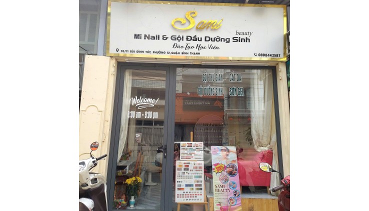 CHÍNH CHỦ CẦN SANG NHƯỢNG TIỆM NAIL Địa chỉ: 70/11 bùi đình tuý, phường 12, quận Bình Thạnh, TP HCM