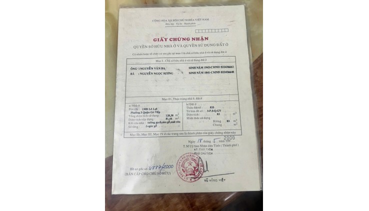 BÁN NHÀ GỘP 2 SỔ LIỀN NHAU TRƯƠNG ĐĂNG QUẾ P3, THÔNG RA PHẠM VĂN ĐỒNG GẦN NGÃ 6 Gò Vấp