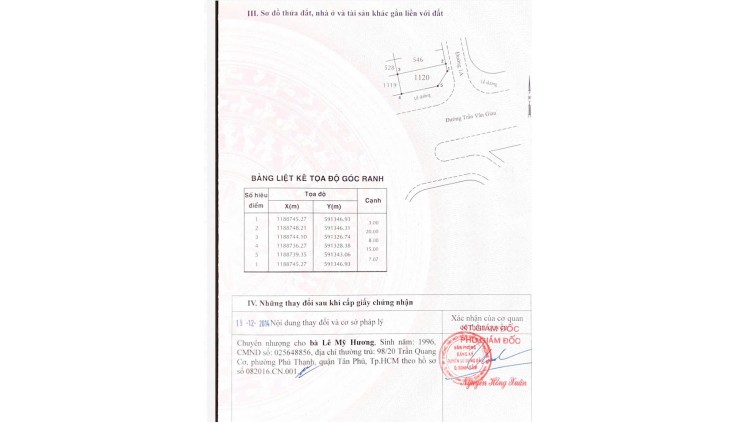 Cần Bán đất địa chỉ : 1 Đường 1A góc đường ven kênh Tham Lương- Bến Cát – Rạch Nước Lên và Đường Trần Văn Giàu , ngay Cầu đường A