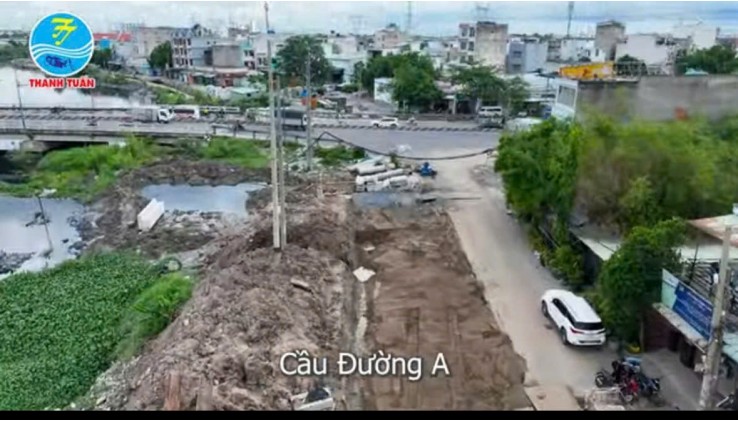 Cần Bán đất địa chỉ : 1 Đường 1A góc đường ven kênh Tham Lương- Bến Cát – Rạch Nước Lên và Đường Trần Văn Giàu , ngay Cầu đường A