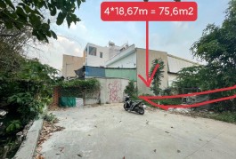 2,780 TỶ SỐC -Thạnh Xuân 51- ĐẤT SHR - 75,6M2 THỔ CƯ, ĐƯỜNG 7M