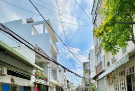 Bán nhà HXH thông 4PN 3WC đường Hoa Bằng, 6 tỷx, 60m2 tiện KD