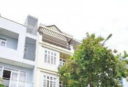 NHÀ MẶT TIỀN ĐƯỜNG 12M 4 TẦNG ,90M2 PHẠM HỮU LẦU P PHÚ MỲ QUẬN 7.