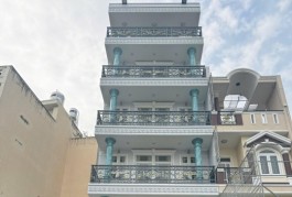 Cho thuê nhà mặt tiền 308 Nguyễn Văn Đậu phường 11 Quận Bình Thạnh nhà mới 6 tầng lầu thang máy