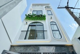 BÁN NHÀ  - XÂY MỚI 100% - 4 TẦNG HOÀN CÔNG ĐỦ - 4PN LỚN - SÂN THƯỢNG LỚN - NƠ TRANG LONG - P12 BÌNH THẠNH - BÁN 6.9 TỶ - TL