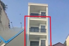 Cho thuê nhà mặt tiền đường địa chỉ 399 Hai Bà Trưng, Phường Võ Thị Sáu, Quận 3, TP HCM. Giá 100 Triệu