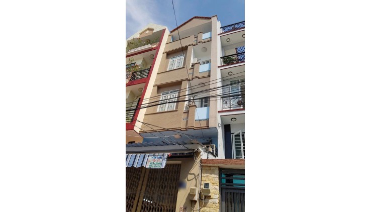 ++NHÀ HẺM TO ÍT CÓ Ở QUẬN 11, Nhà DT Chuẩn 4X14.2m-5Tầng,Hẻm 7M quay Đầu 7.99Tỷ